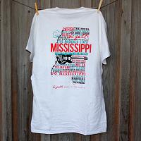 New Mississippi Home White Short Sleeve
