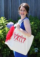 Tailgating Yall Red Tote