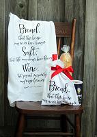 Bread, Salt, Wine Towel
